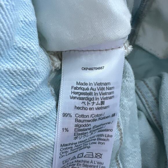 MADEWELL The Curvy Perfect Vintage Jean Chesthunt Wash Size 25 Light Wash - Picture 9 of 10